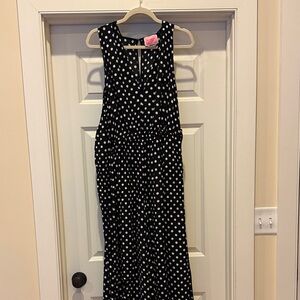 Kate Spade Black and White Polka Dot jumpsuit